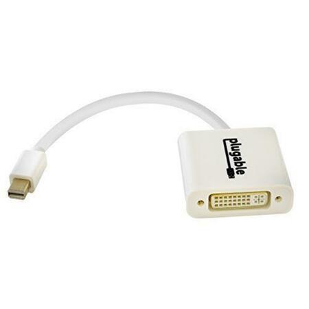 PLUGABLE TECHNOLOGIES Mini Displayport Male to DVI Female Adapter Cable MDPM-DVIF